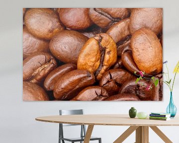 Stapel Geroosterde Koffiebonen van de-nue-pic