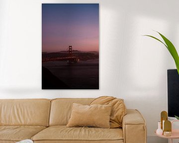 Blue Hour over Golden Gate Bridge by Piotr Snoch