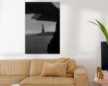 Statue of Liberty in the rain by Piotr Snoch
