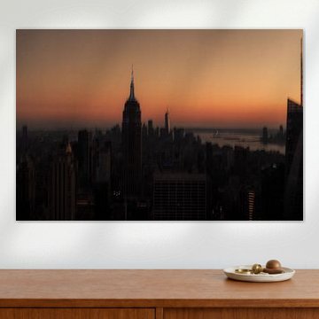 Sunset over Manhattan