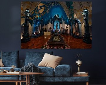 Heaven of the gods: Mystical Buddha in the canopy of stars by NZME Photography