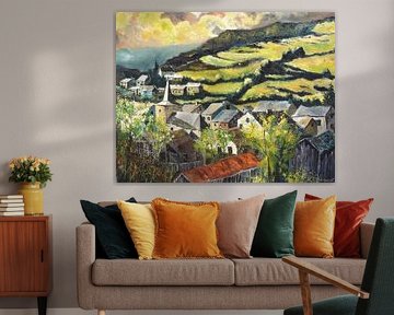 Village in the Belgian Ardennes by pol ledent