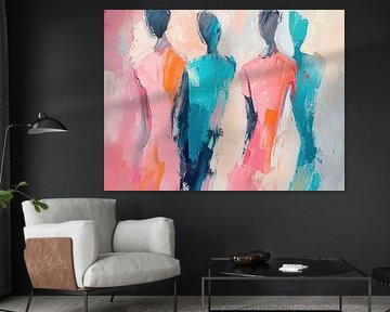 Figures abstraites en couleur sur Caprices d'Art