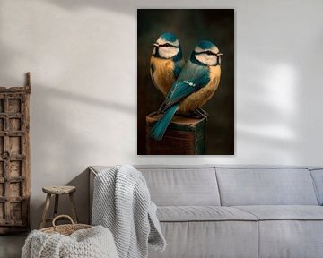 Vintage Blaumeisen von Preet Lambon