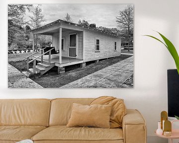 Geburtshaus von Elvis Presley in Tupelo, Mississippi, USA von Patricia Hofmeester