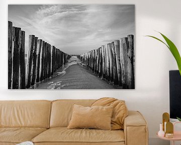 stormbrekers bij oostkapelle zeeland van anne droogsma