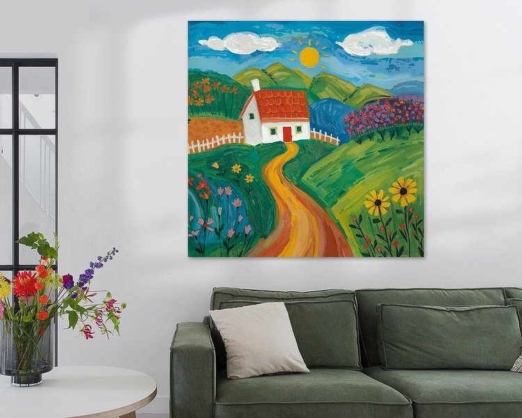 Example of the artwork in a room