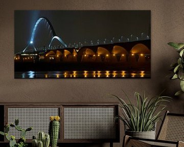 Brücke Nijmegen von Wil Teunissen