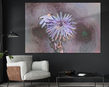 verbrauchte Blume künstlerisch von Vrije Vlinder Fotografie