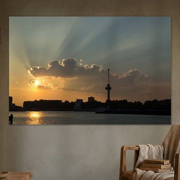 Clouds Abobe the city 