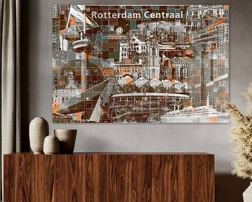 Rotterdam die schönste Rockstadt Collage von Stef van Campen