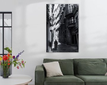 Silhouette d'un homme en train de marcher sur Affect Fotografie