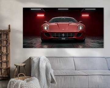 Red Ferrari 559