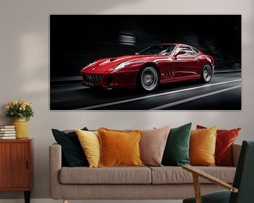 Red Ferrari 559 by PixelPrestige