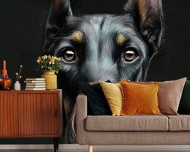 Example of the artwork in a room