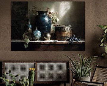 Blaue Vase | Blaues Gefäß