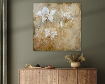 Lilies | Lilies golden earth tones