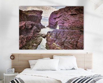 Pont naturel de Tickle Cove (Terre-Neuve).