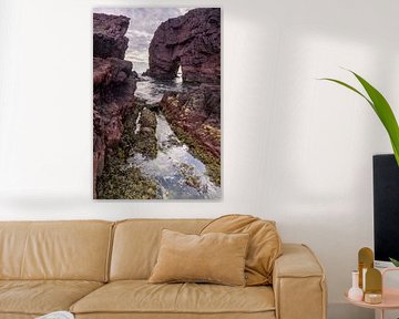 Pont naturel de Tickle Cove (Terre-Neuve).