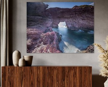 Pont naturel de Tickle Cove (Terre-Neuve).