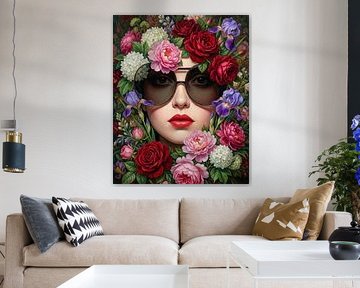 Woman in Summer with Sunglasses von J.O. Han