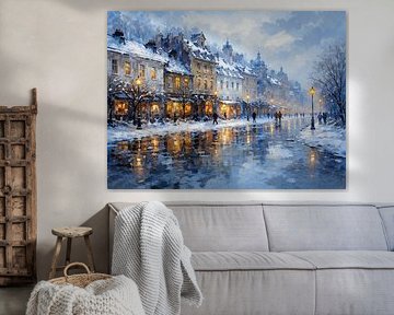 Winter Light in the City by Ljupka Kareska