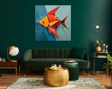 Grote snoek van Kay Weber