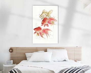 Golden Goldfish by J.O. Han