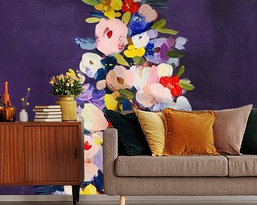 Bloesemboom in winterlicht