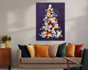 Arbre à fleurs dans la lumière d'hiver sur But First Framing