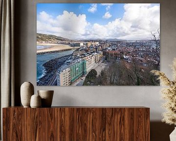 Ansichten der Stadt San Sebastian