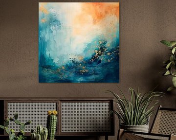 La lumière brille à travers