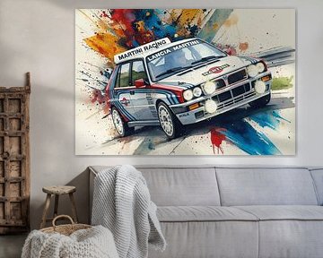 Lancia Delta Integrale Martini Racing - Une légende pour votre mur Art2