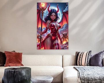 ZARELIA: Sexy Anime Dämonen Girl mit ihrer Armee