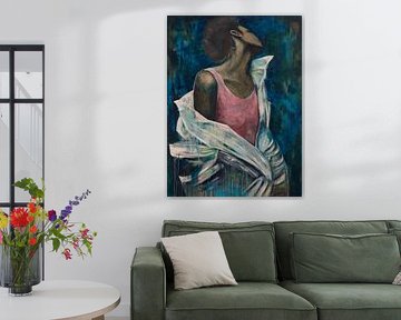 Mädchen in Bewegung (Female Movement #6) von Lucienne van Leijen