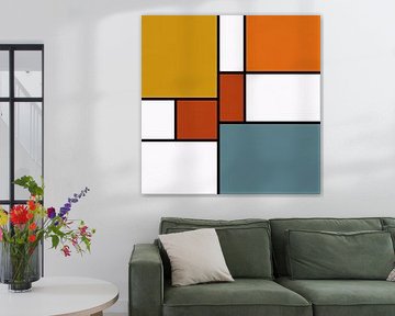 Bloc de couleurs moderne et structuré sur maulana risyad