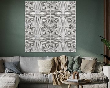 Panneau acoustique abstrait blanc sur maulana risyad