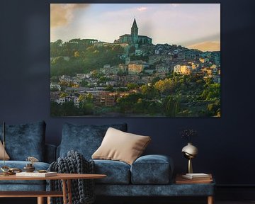 Umbrian Medieval Majesty. Todi and San Fortunato Church at Golde by Stefano Orazzini