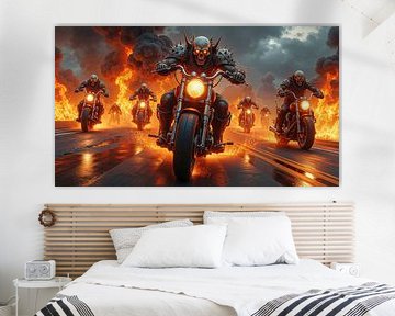 HELLRAVYN: Die wilde Dämonenhorde auf ihren Motorrädern