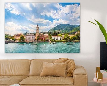 Cernobbio Stadtansicht, Comer See von Stefano Orazzini