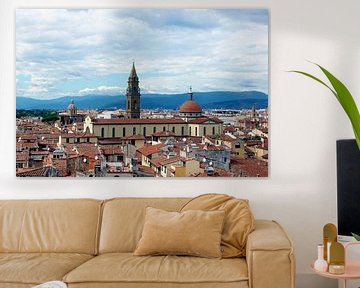 Uitzicht op Florence italië by Studio Mirabelle