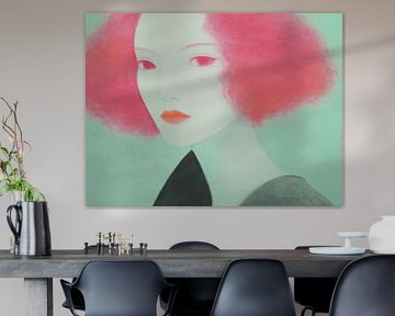 Zuckerwatte-Mädchen von ARTEO Gemälde