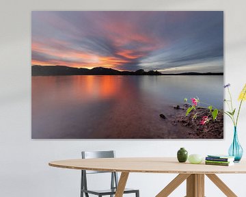 Zauberhafter Abendhimmel am Staffelsee von Christina Bauer Photos