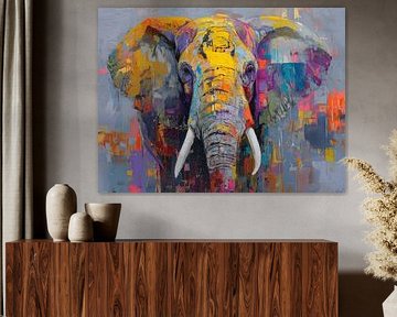 Die bunte Kraft des Elefanten von Thea