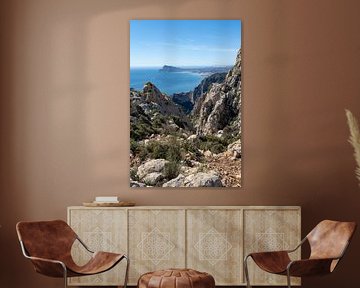 Felsige Landschaft der Mittelmeerküste