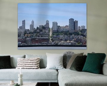 Einer der steilen Hügel in San Francisco