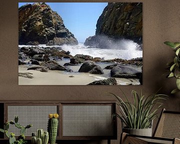 Éclaboussures d'eau de mer sur Frank's Awesome Travels