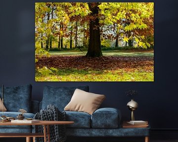 Zweifarbige Dominanz im Herbst