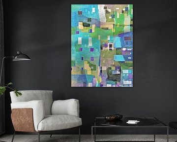 Die blaue Stunde - ein abstrakter Eindruck von Anna Marie de Klerk