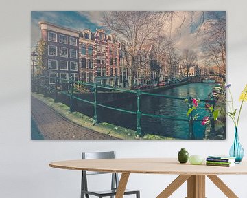 Grachtenhäuser in Amsterdam